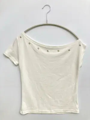 BLUSHER/Tシャツ/カットソー/トップス/ホワイト