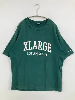 Champion/チャンピオン/Tシャツ/カットソー/トップス/グリーン/LARGE