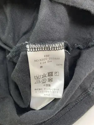 KBF/ケービーエフ/Tシャツ/カットソー/トップス/ブラック/One