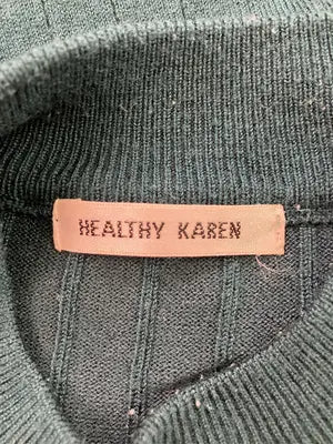 HEALTHY KAREN/ヘルシーカレン/ニット/セーター/トップス/グリーン/L