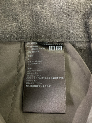 UNIQLO/ユニクロ/スラックス/パンツ/グレー/S