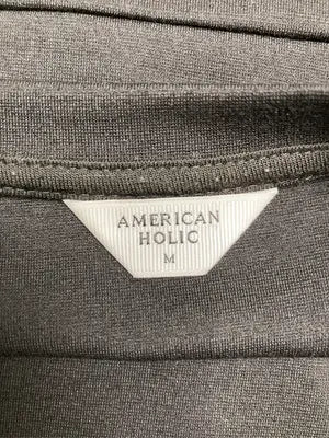 AMERICAN HOLIC/アメリカンホリック/Tシャツ/カットソー/トップス/ブラック/M