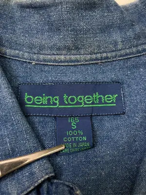 being together/シャツ/ブラウス/トップス/ブルー/165 S