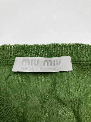 miu miu/ミュウミュウ/ニット/セーター/トップス/グリーン