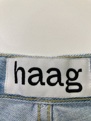 haag/ハーグ/デニムパンツ/パンツ/スカイブルー/S