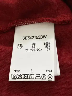 sedagle/Tシャツ/カットソー/トップス/レッド/L