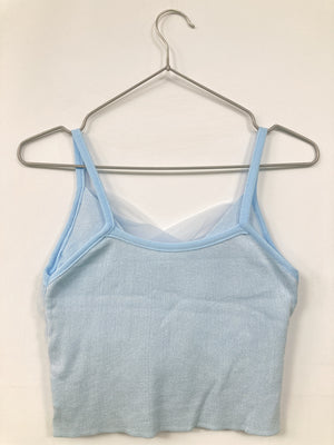Lady like/レディライク/タンクトップ/トップス/スカイブルー