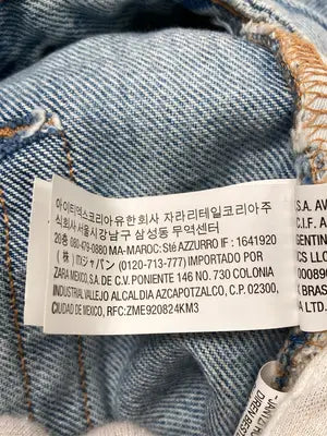 ZARA/ザラ/デニムパンツ/パンツ/スカイブルー/USA 34