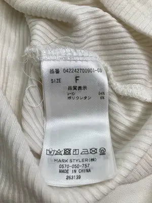 EMODA/エモダ/Tシャツ/カットソー/トップス/ホワイト/F