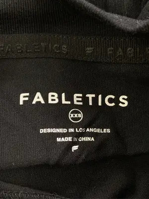 Fabletics/Tシャツ/カットソー/トップス/ブラック/XXS