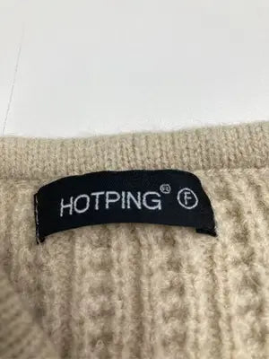 HOTPING/ホットピング/ニット/セーター/トップス/ベージュ/F