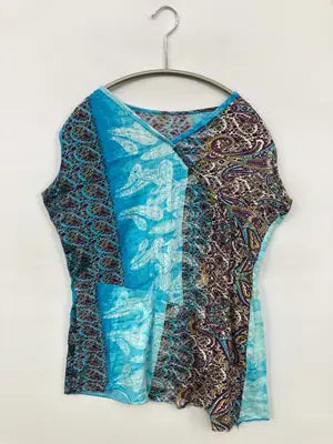 Maibite/Tシャツ/カットソー/トップス/スカイブルー/M-L