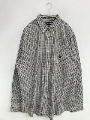 CHAPS/チャップス/シャツ/ブラウス/トップス/ブラック/XL/TG/EG