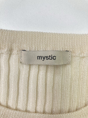 mystic/ミスティック/ニット/セーター/トップス/ベージュ/F