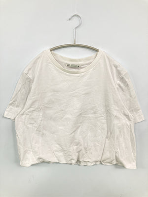 ZARA/ザラ/Tシャツ/カットソー/トップス/ホワイト/EUR L/USA L/MEX 30