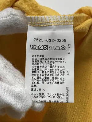 coen/コーエン/Tシャツ/カットソー/トップス/イエロー/LARGE