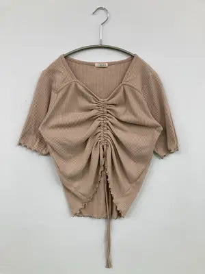 COLZA/コルザ/Tシャツ/カットソー/トップス/ベージュ/L