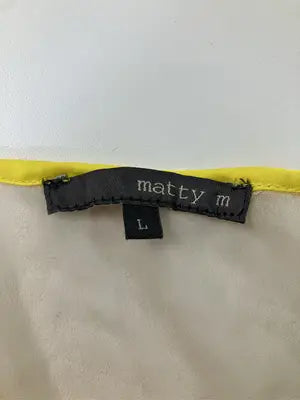 matty m/シャツ/ブラウス/トップス/ベージュ/L