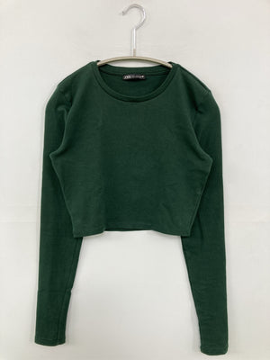 ZARA/ザラ/Tシャツ/カットソー/トップス/グリーン/EUR L/USA L/MEX 30