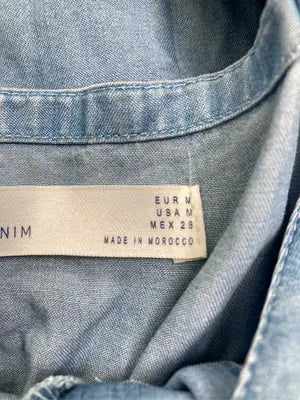 ZARA/ザラ/ジャンパースカート/ワンピース/ドレス/スカイブルー/USA M