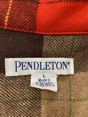PENDLETON/ペンドルトン/シャツ/ブラウス/トップス/オレンジ/L