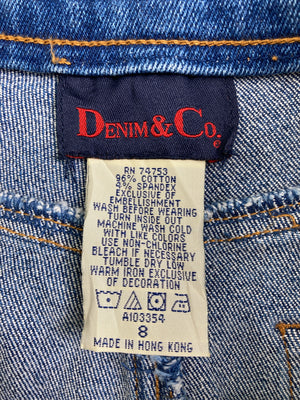 DENIM&CO/デニムアンドコー/デニムスカート/スカート/ブルー/8