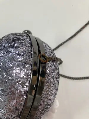 ZARA accessories/ショルダーバッグ/バッグ/シルバー/M