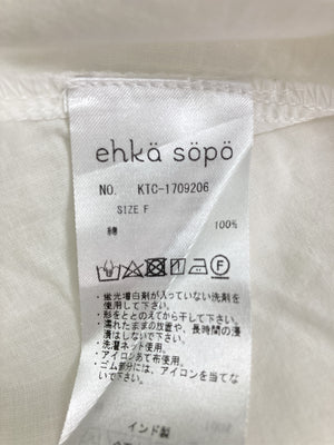 ehka sopo/エヘカソポ/シャツ/ブラウス/トップス/ホワイト/F