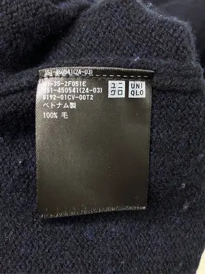 UNIQLO/ユニクロ/ニット/セーター/トップス/ネイビー/XL
