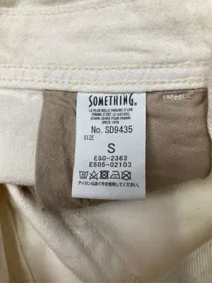 SOMETHING/サムシング/サロペット/オーバーオール/オールインワン・サロペット/アイボリー/S