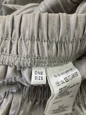 スラックス/パンツ/シルバー/ONE SIZE