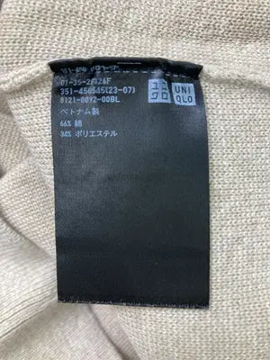 UNIQLO/ユニクロ/ニット/セーター/トップス/ベージュ/M