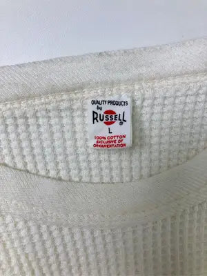Russell/ラッセル/Tシャツ/カットソー/トップス/アイボリー/L