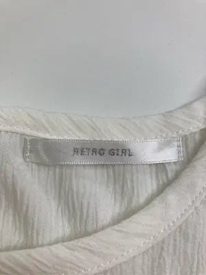 RETRO GIRL/レトロガール/Tシャツ/カットソー/トップス/ホワイト/M