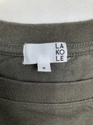 LAKOLE/ラコレ/Tシャツ/カットソー/トップス/ブラック/M