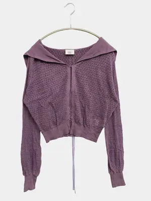 lebecca boutique/レベッカブティック/カーディガン/ボレロ/トップス/パープル/F