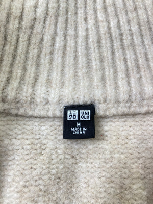 UNIQLO/ユニクロ/ニット/セーター/トップス/アイボリー/M