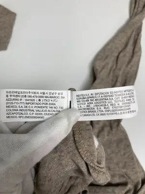 ZARA/ザラ/Tシャツ/カットソー/トップス/ベージュ/USA S