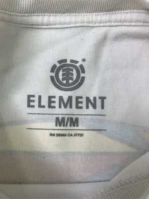 ELEMENT/エレメント/Tシャツ/カットソー/トップス/ホワイト/M