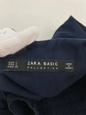 ZARA BASIC/ザラベーシック/その他パンツ/パンツ/ネイビー/L