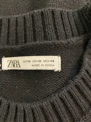 ZARA/ザラ/ベスト/トップス/ブラック/USA M