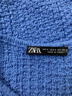 ZARA/ザラ/Tシャツ/カットソー/トップス/ブルー/S