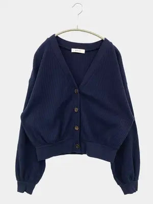 Wears inc/ウェアーズインク/カーディガン/ボレロ/トップス/ネイビー/F