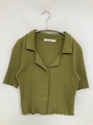 MOUSSY/マウジー/シャツ/ブラウス/トップス/ライトグリーン/F