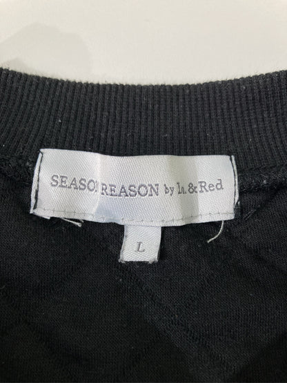 SEASON REASON by Lin&Red/シーズンリーズンバイリンアンドレッド/シャツ/ブラウス/トップス/ブラック/L