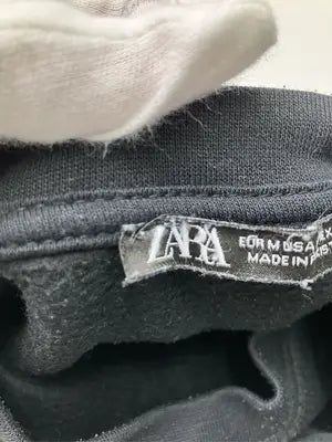 ZARA/ザラ/スウェット/トップス/ブラック/USA M