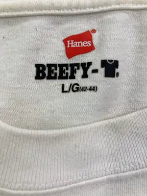 Hanes/ヘインズ/Tシャツ/カットソー/トップス/ホワイト/L