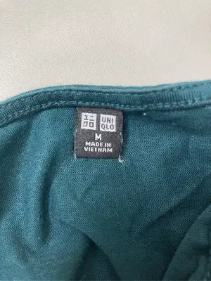 UNIQLO/ユニクロ/Tシャツ/カットソー/トップス/グリーン/M