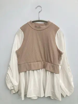 Radarista/Tシャツ/カットソー/トップス/ベージュ/M   バスト79～87  身長154～162