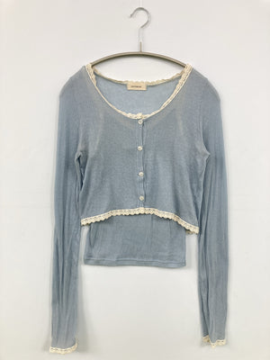 LIVE FOREVER/カーディガン/ボレロ/トップス/グレー